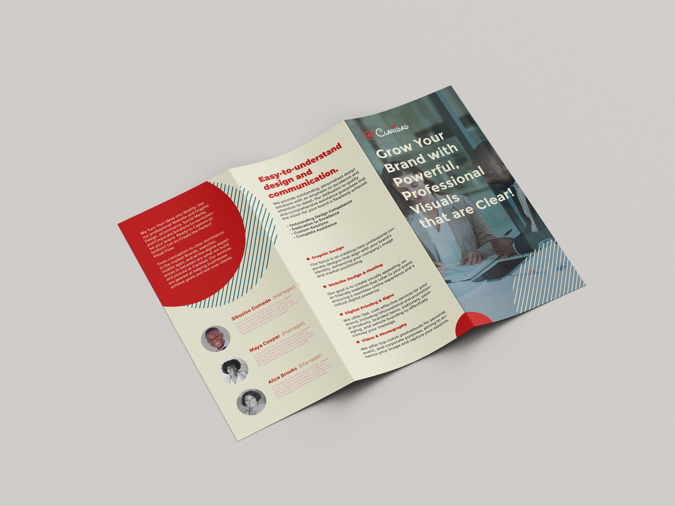 Claridad Brochure Mock Up Scaled